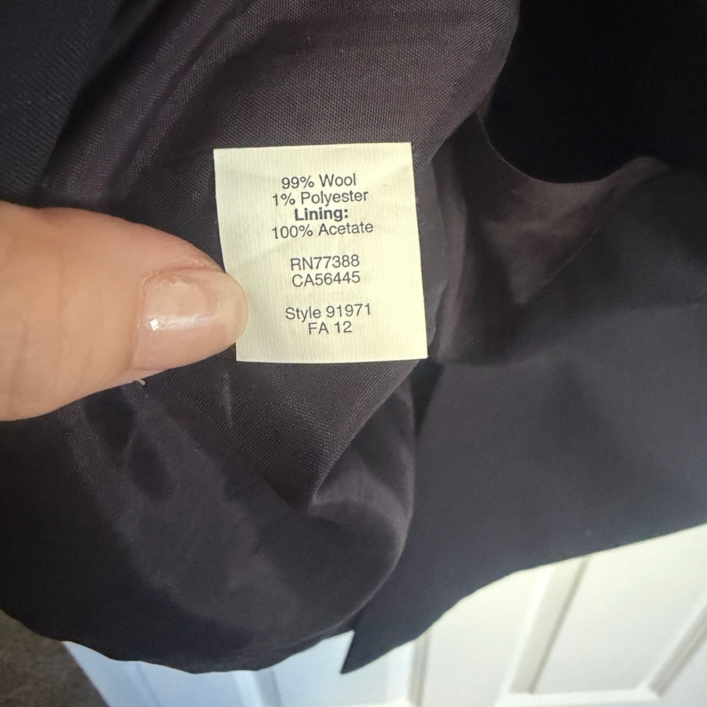 J. Crew Suiting Classic Navy Midi Dress - Picture 9 of 9